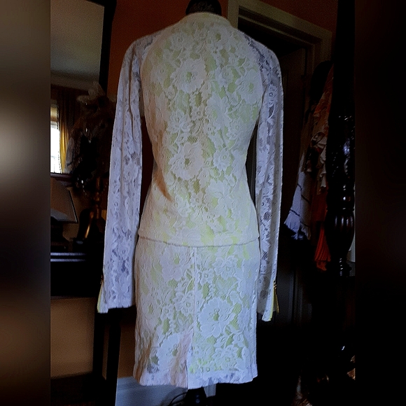 Kenneth Cole lace bomber jacket - Picture 4 of 6